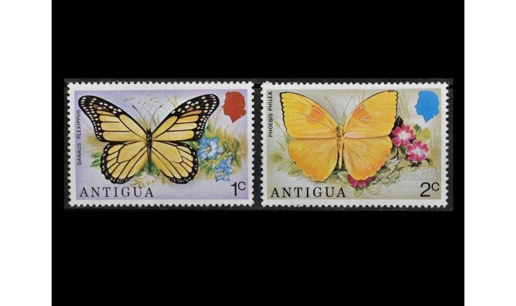 Антигуа 1975 г. "Бабочки"