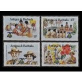 Антигуа и Барбуда 1985 г. "75 лет герл-скаутам"