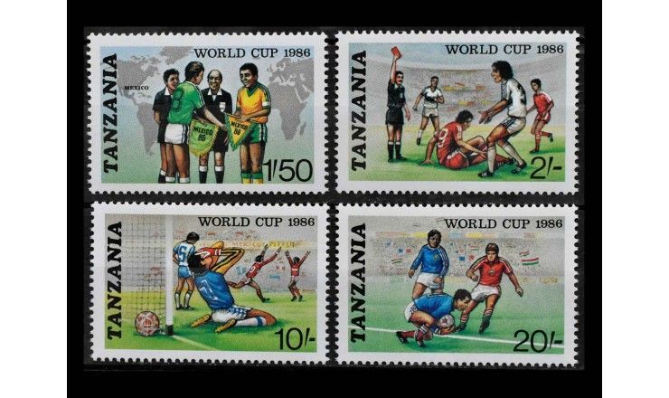 Танзания 1986 г. "Чемпионат мира по футболу, Мехико"