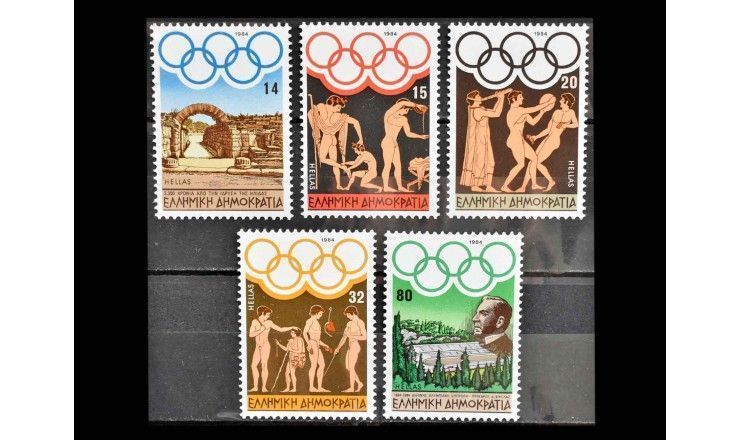Греция 1984 г. "Летние Олимпийские игры, Лос-Анджелес" 