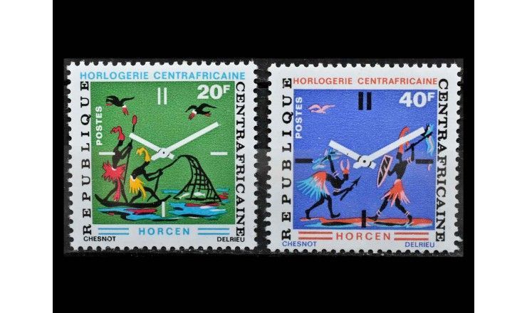 ЦАР 1972 г. "Часы  часовой фабрики "Horcen"