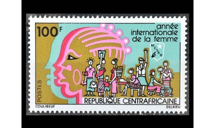 ЦАР 1975 г. "Международный женский год"