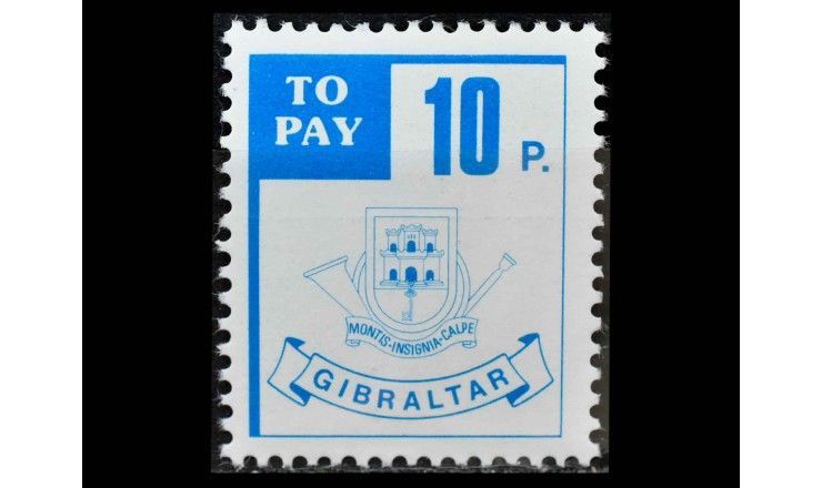 Гибралтар 1984 г. "Почтовые эмблемы"