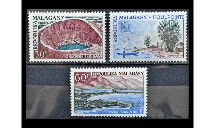 Мадагаскар 1962 г. "Стандартные марки: Достопримечательности"