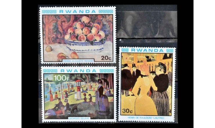 Руанда 1980 г. "Картины французских импрессионистов" 