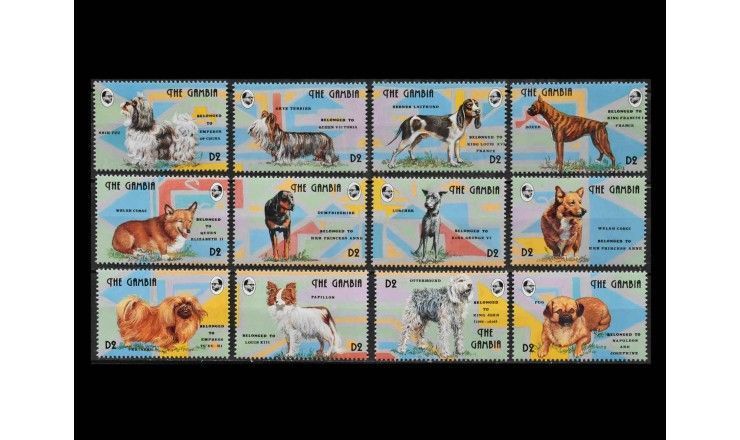 Гамбия 1993 г. "Собаки" 