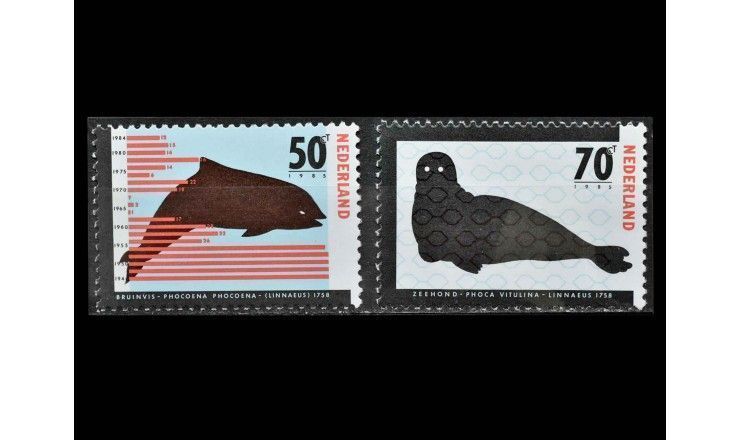 Нидерланды 1985 г. "Редкие животные"