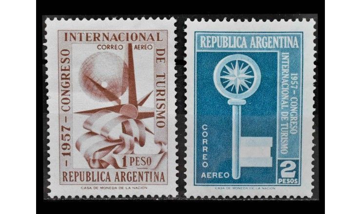 Аргентина 1957 г. "Международный туристический конгресс"