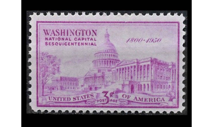 США 1950 г. "150 лет столице США" 