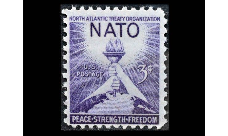 США 1952 г. "3 года НАТО" 