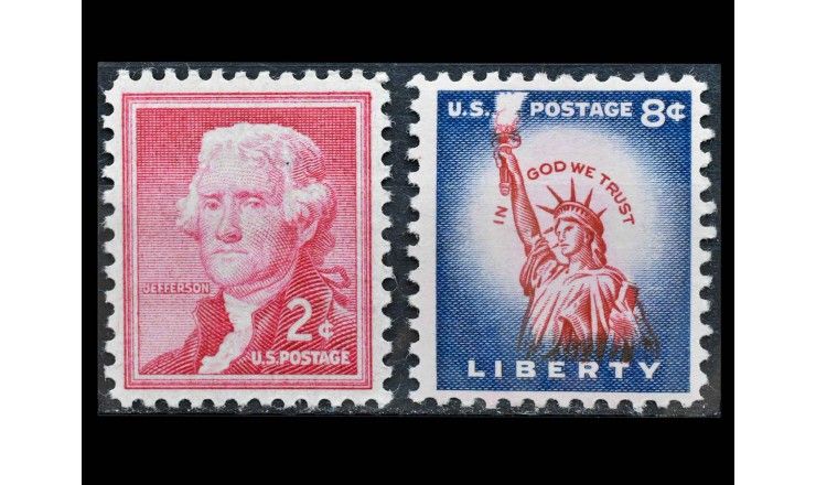 США 1954/1973 г. "Стандартные марки" 
