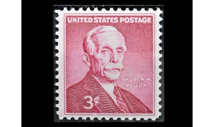 США 1955 г. "100 лет со дня рождения Эндрю Уильяма Меллона" 