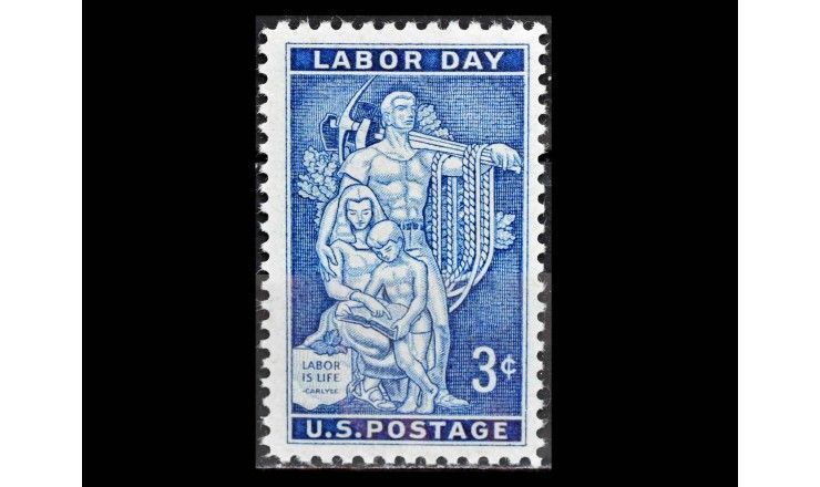 США 1956 г. "День труда: Мозаика"