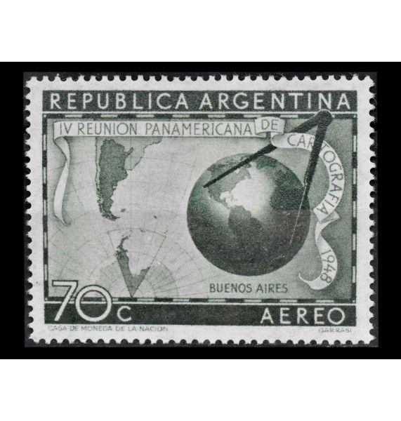 Аргентина 1948/1949 гг. "Панамериканский конгресс картографии, Буэнос-Айрес"