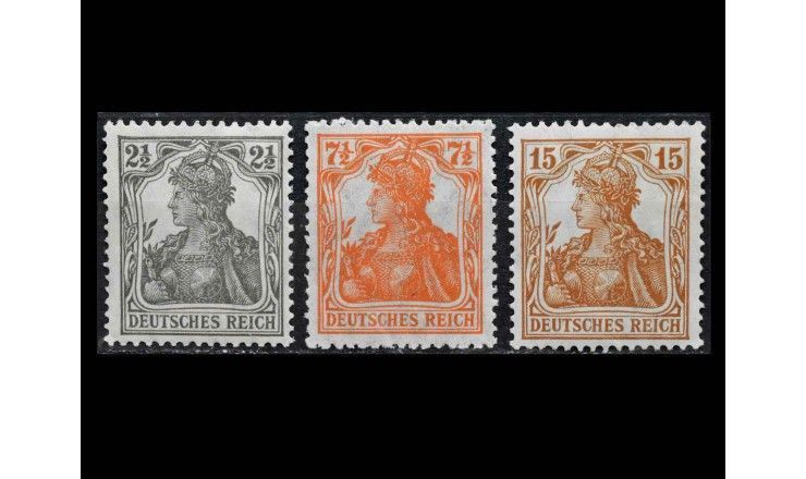 Германия (Империя) 1916 г. "Стандартные марки: Германия"