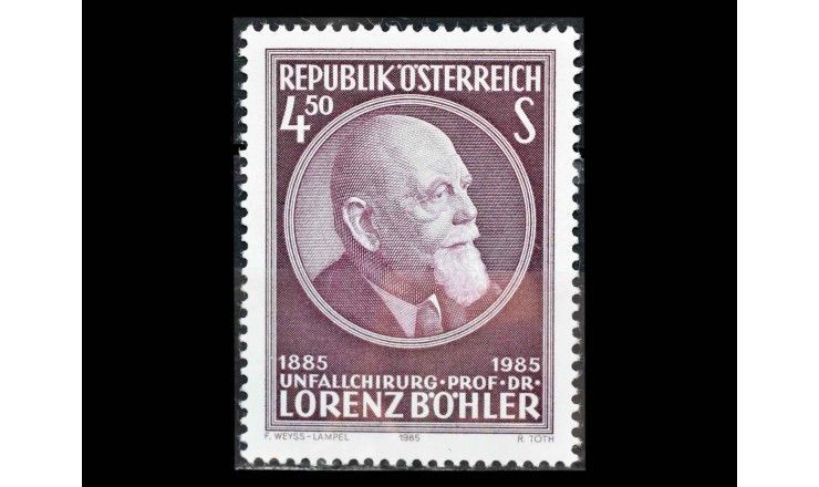 Австрия 1985 г. "Лоренц Бёлер, врач" 