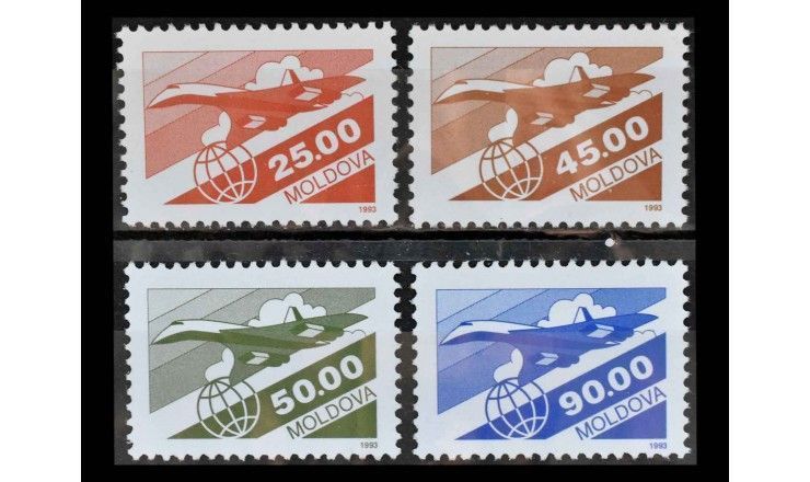 Молдавия 1993  г. "Авиапочтовые марки"