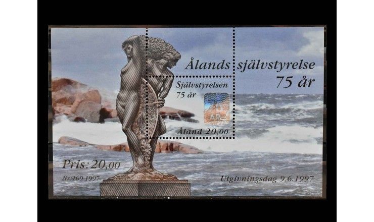 Аландские острова 1997 г. "75 лет автономии Аландских островов"