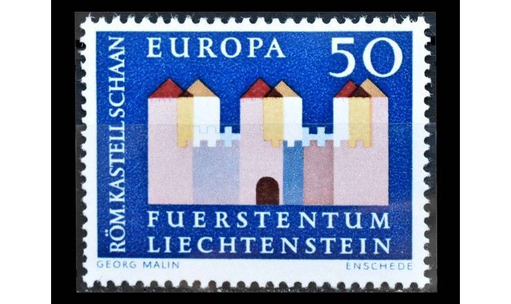 Лихтенштейн 1964 г. "Европа (СЕПТ): Замки"