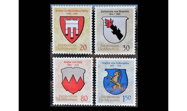 Лихтенштейн 1964 г. "Гербы"