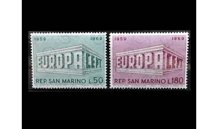 Сан-Марино 1969 г. "Европа: СЕПТ"