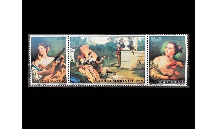 Сан-Марино 1970 г. "Картины Джованни Баттиста Тьеполо"