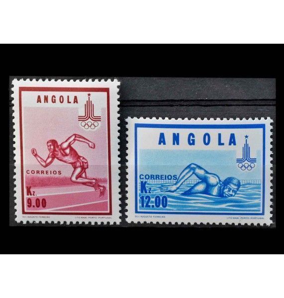 Ангола 1980 г. "Летние Олимпийские игры, Москва"