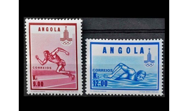 Ангола 1980 г. "Летние Олимпийские игры, Москва"