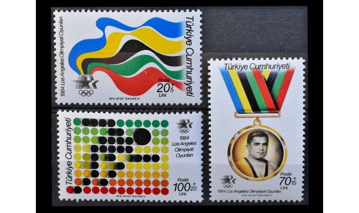Турция 1984 г. "Летние Олимпийские игры, Лос-Анджелес" 
