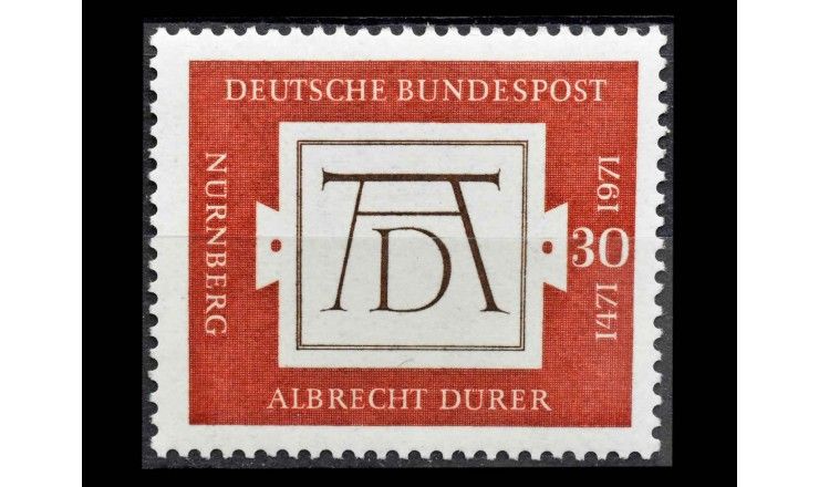 ФРГ 1971 г. "500 лет со дня рождения Альбрехта Дюрера"