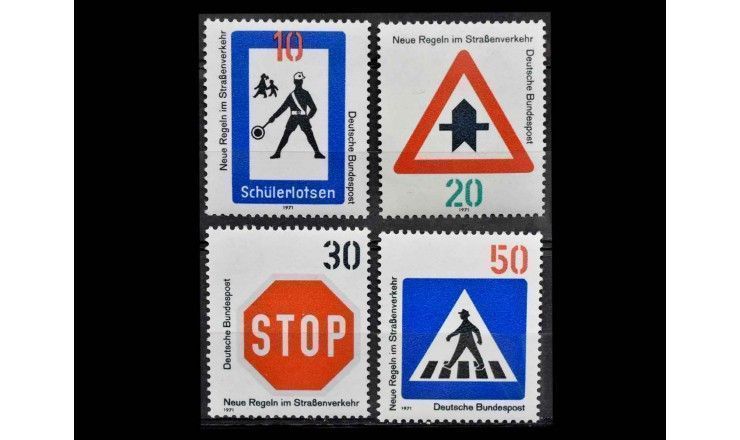 ФРГ 1971 г. "Новые правила дорожного движения" 