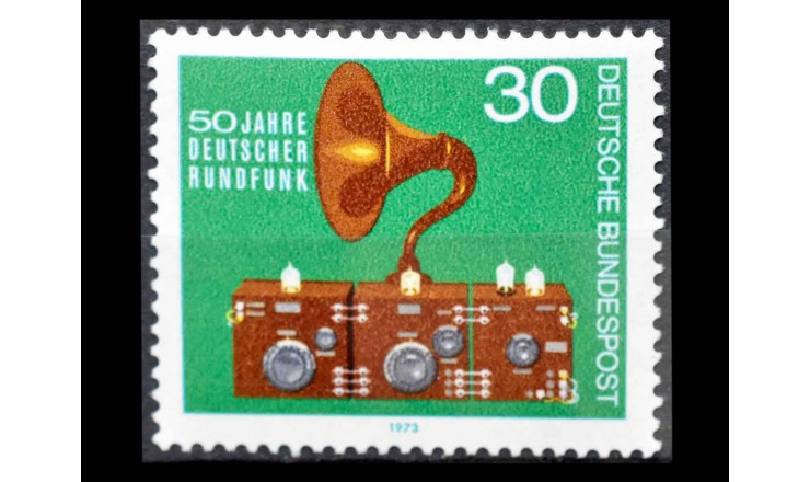 ФРГ 1973 г. "50 лет немецкому радио"