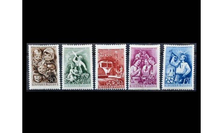 Венгрия 1951 г. "Международный день защиты детей"