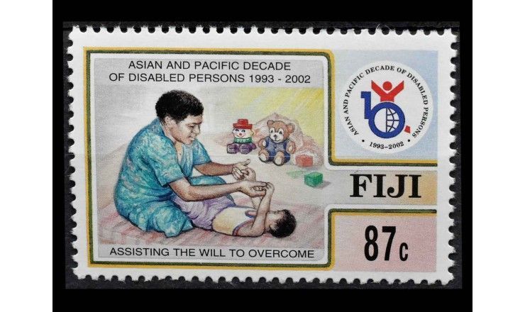 Фиджи 1998 г. "Азиатско-Тихоокеанское десятилетие инвалидов (1993–2002)"