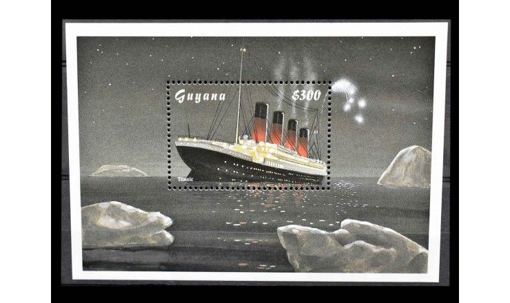 Гайана 1998 г. "86-я годовщина гибели Титаника"