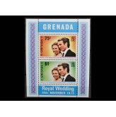 Гренада 1973 г. "Свадьба принцессы Анны и Марка Филлипса"