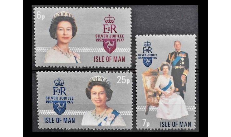 Остров Мэн 1977 г. "25 лет правления королевы Елизаветы II"