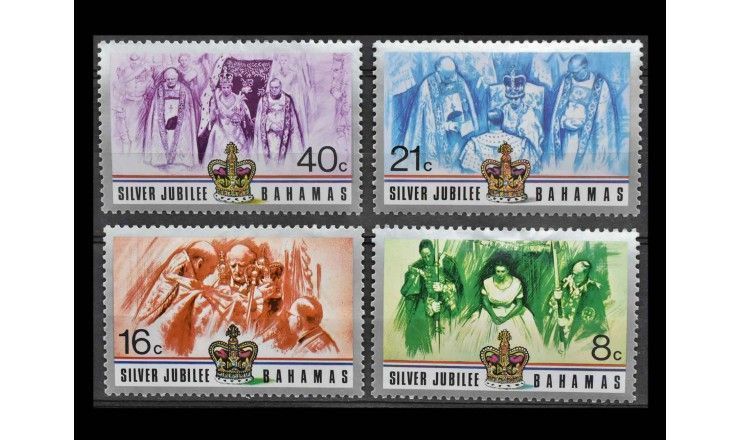 Багамские острова 1977 г. "25 лет правления королевы Елизаветы II"