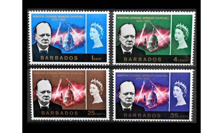 Барбадос 1966  г. "Уинстон Спенсер Черчилль"