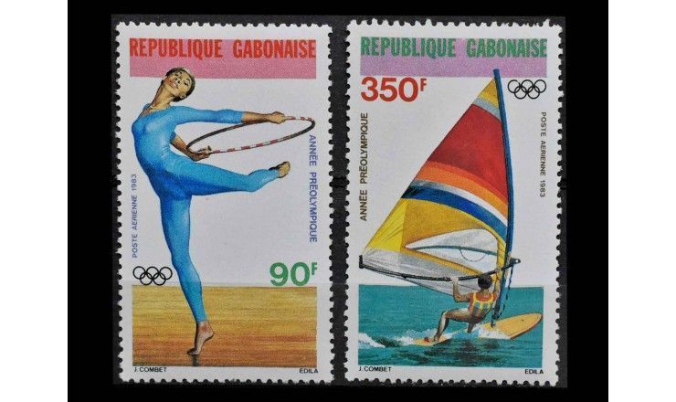 Габон 1983 г. "Летние Олимпийские игры, Лос-Анджелес"
