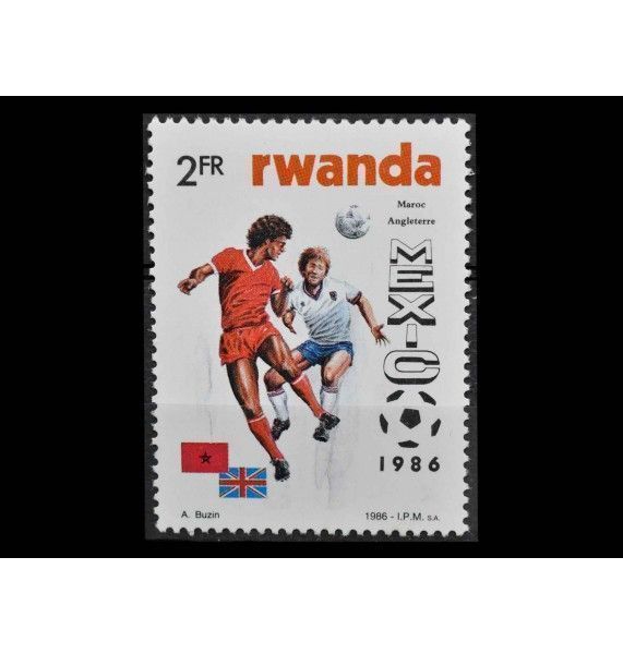 Руанда 1986 г. "Чемпионат мира по футболу, Мексика"