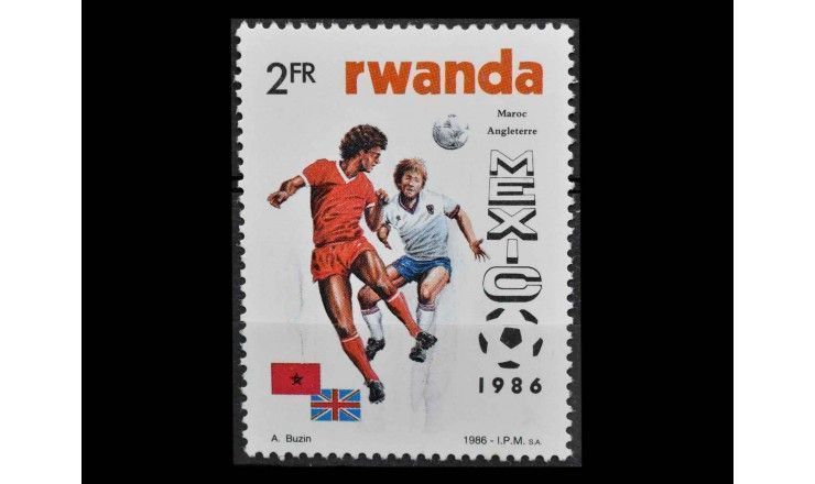Руанда 1986 г. "Чемпионат мира по футболу, Мексика"