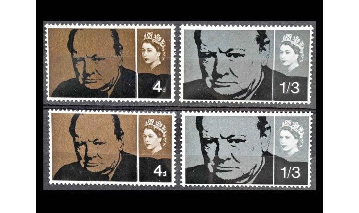 Великобритания 1965 г. "Смерть Уинстона Черчилля"