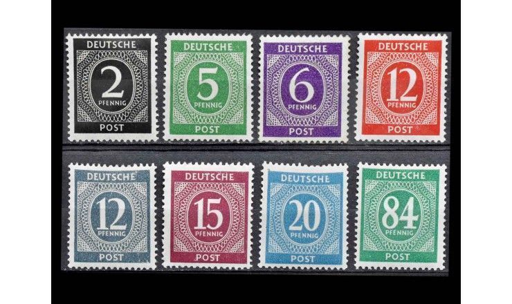 Германия (Союзная оккупация) 1946 г. "Стандартные марки"  
