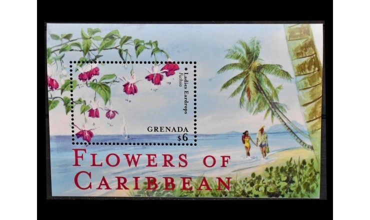 Гренада 2000 г. "Цветы Карибских островов"