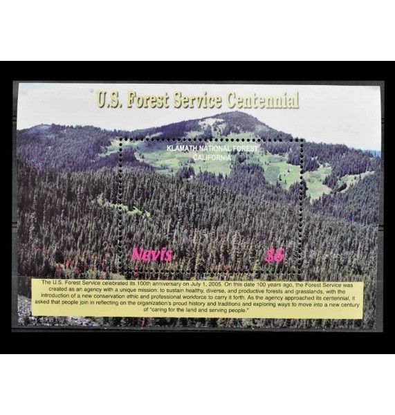 Невис 2006 г. "100 лет Лесной службе США"