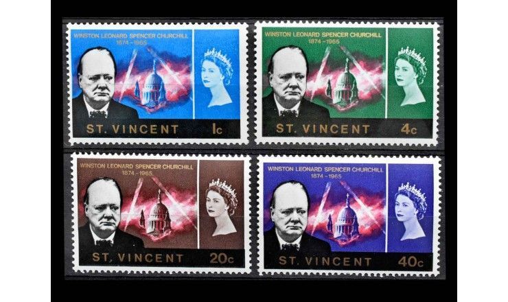 Сент-Винсент и Гренадины 1966 г. "Уинстон Спенсер Черчилль"