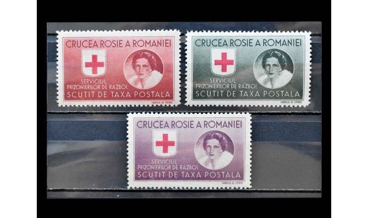 Румыния 1946 г. "Красный крест: Королева-мать"
