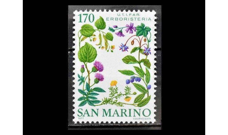 Сан-Марино 1977 г. "Лекарственные растения"