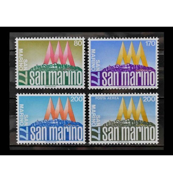 Сан-Марино 1977 г. "Международная выставка марок САН-МАРИНО '77"